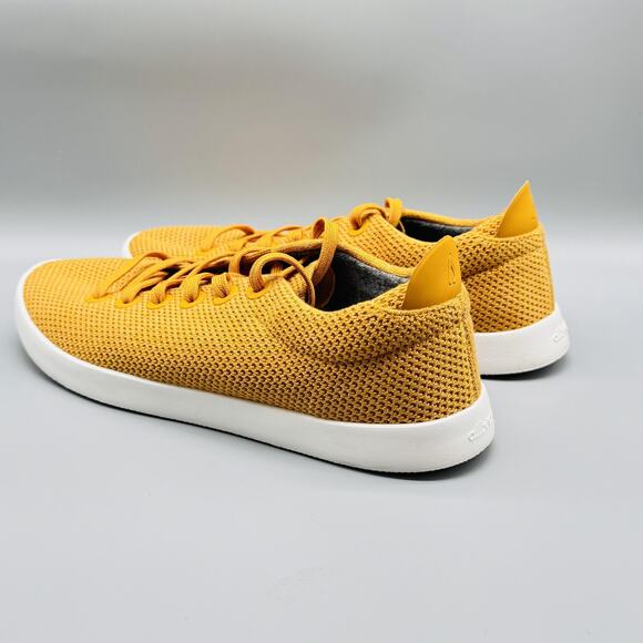 Allbirds Shoes Mens 12 Yellow Knit Tree Piper Runner Lace Up Lightweight Sneaker - Picture 5 of 10
